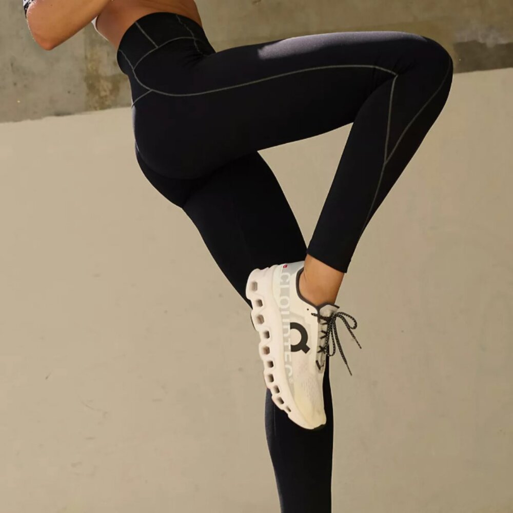 Free People Level Up Hi Rise Leggings Black Size Small NWT